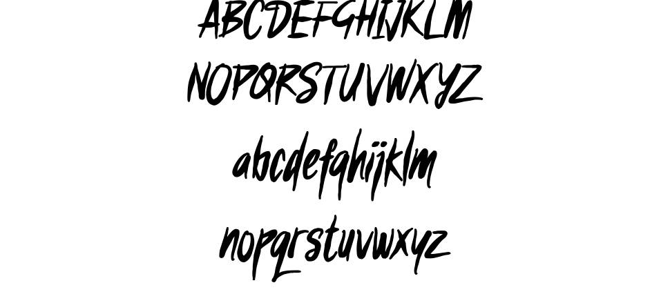 Sukro font specimens