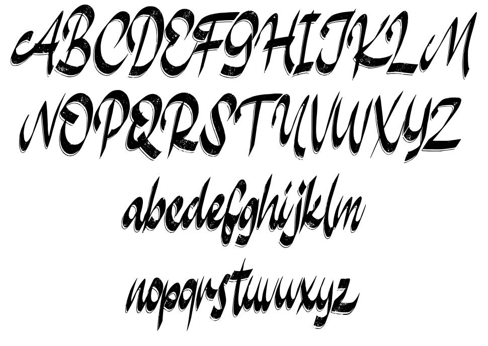 Sulifec font specimens