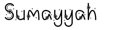 Sumayyah шрифт