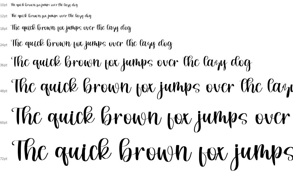 Summer Simple font Waterfall