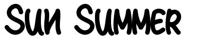 Sun Summer font