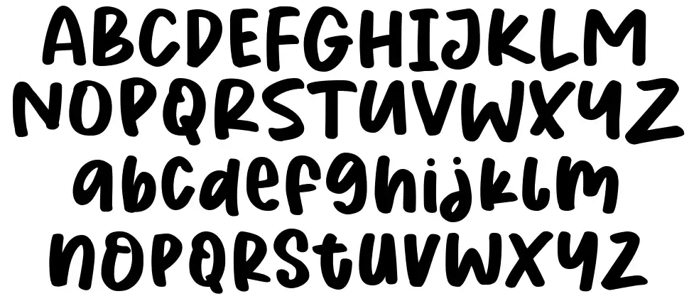 Sunbreakfont specimens