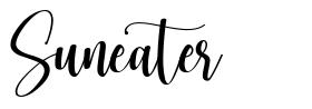 Suneater font