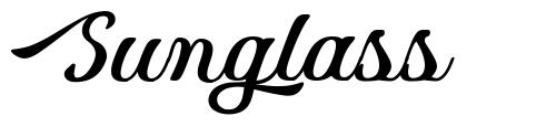 Sunglass шрифт