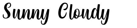 Sunny Cloudy font
