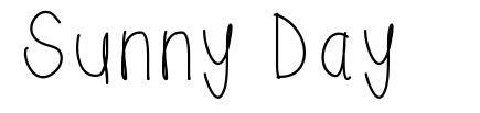 Sunny Day font