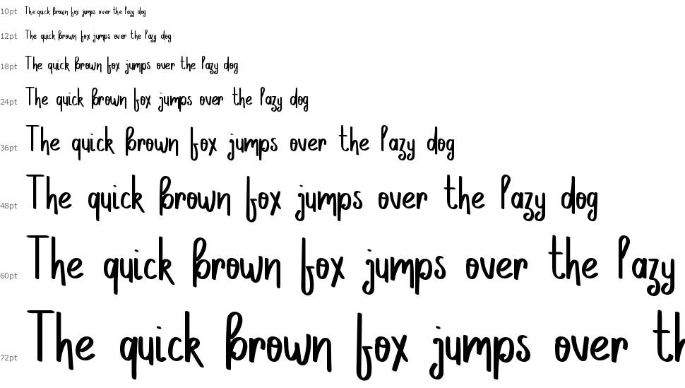 Sunny Fever font Waterfall