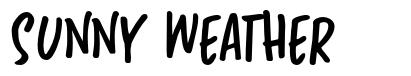 Sunny Weather font
