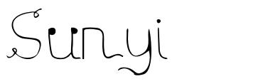 Sunyi font