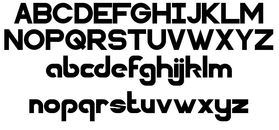 Super Bold font specimens