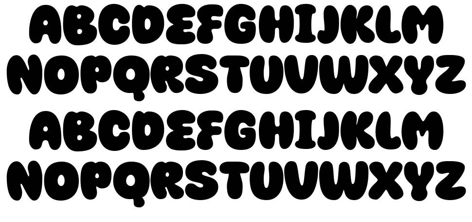 Super Easy font specimens