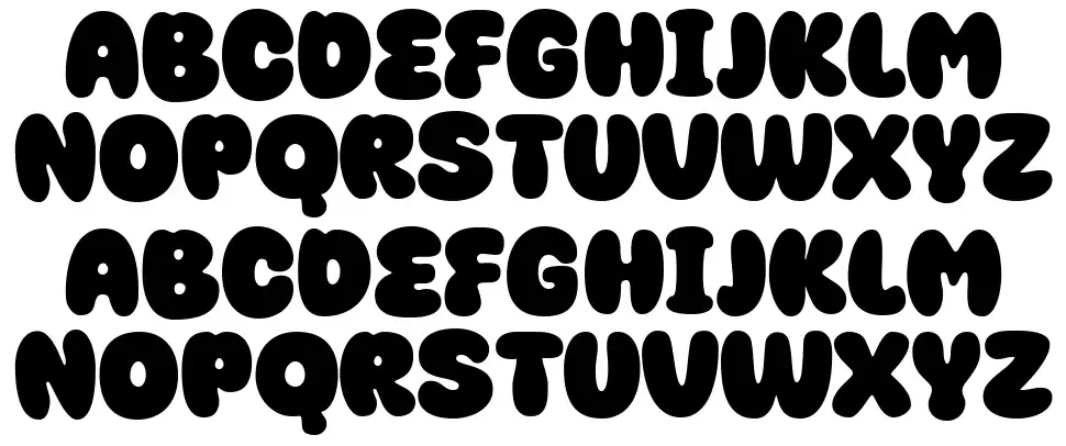 Super Easy font specimens