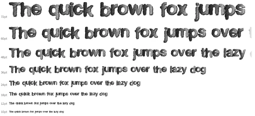 Super Freakfont waterfall