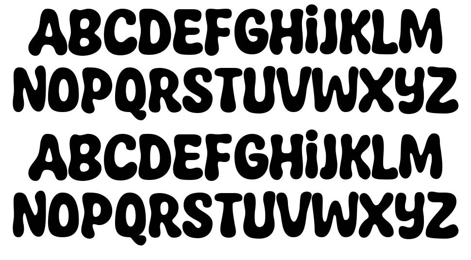 Super Funtime font specimens