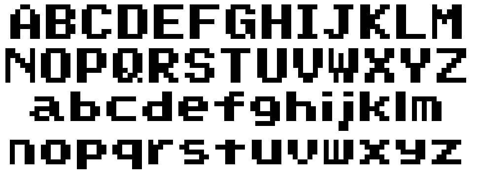 Super Mario World písmo Exempláře