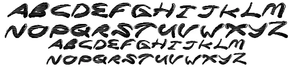 Super Rocketfont specimens