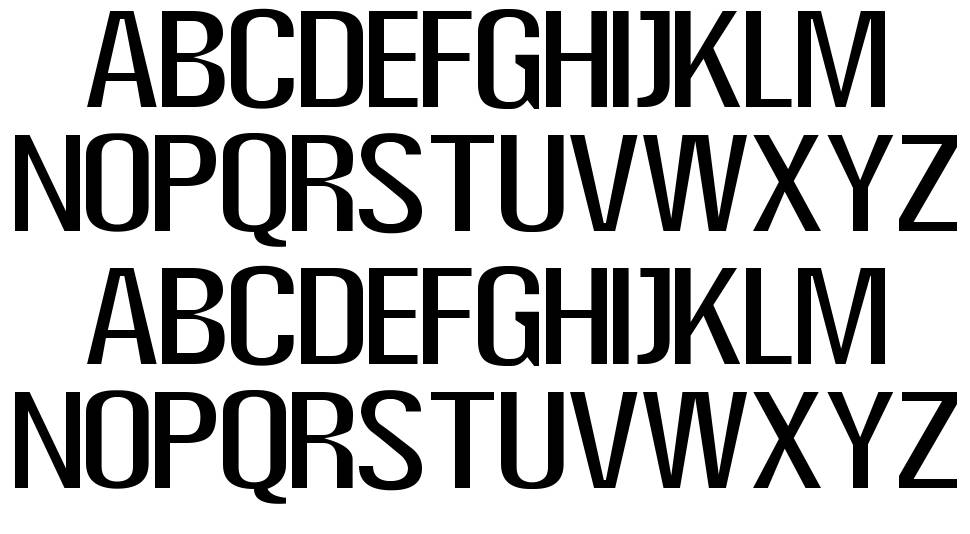 Super Thin font specimens