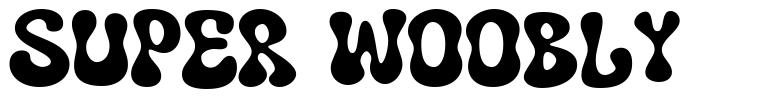 Super Woobly font