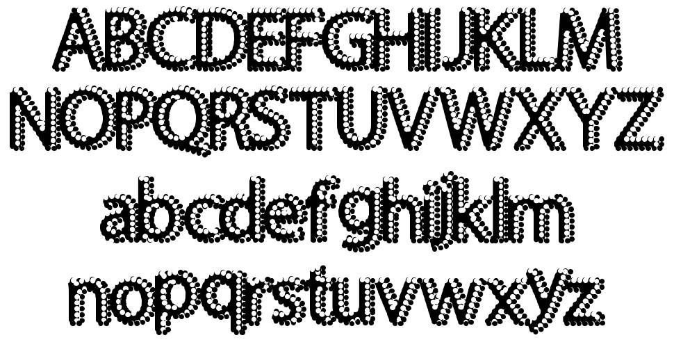 SuperBling font specimens