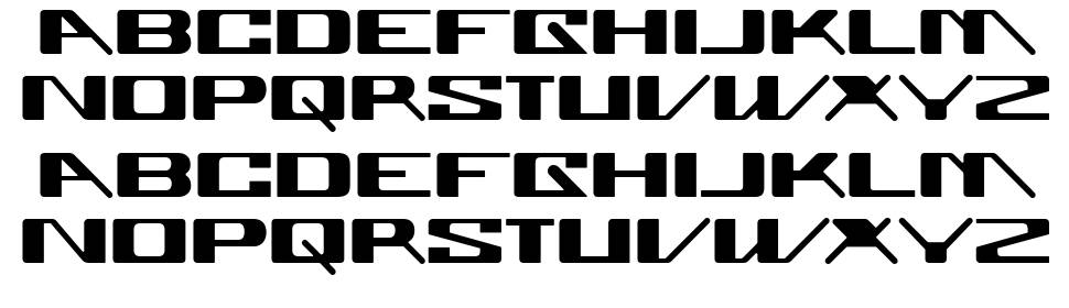 Superglue-Regular font specimens