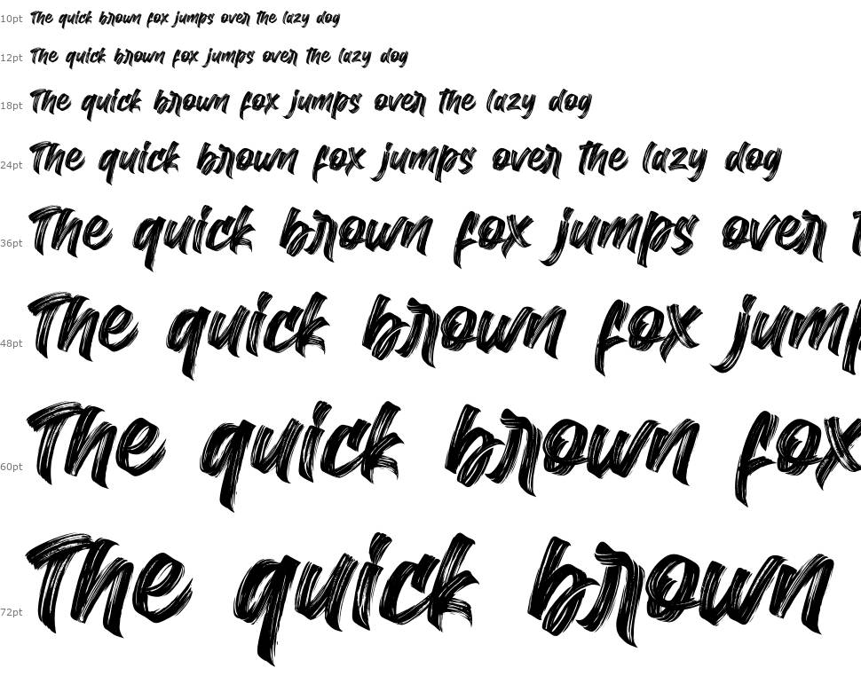 Superion font Waterfall