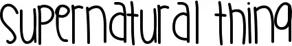 Supernatural Thing