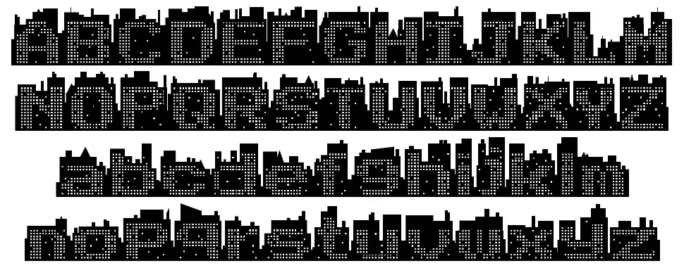SuperSkylinefont specimens