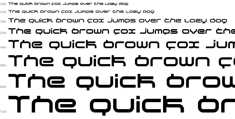 Supersonic font Waterfall