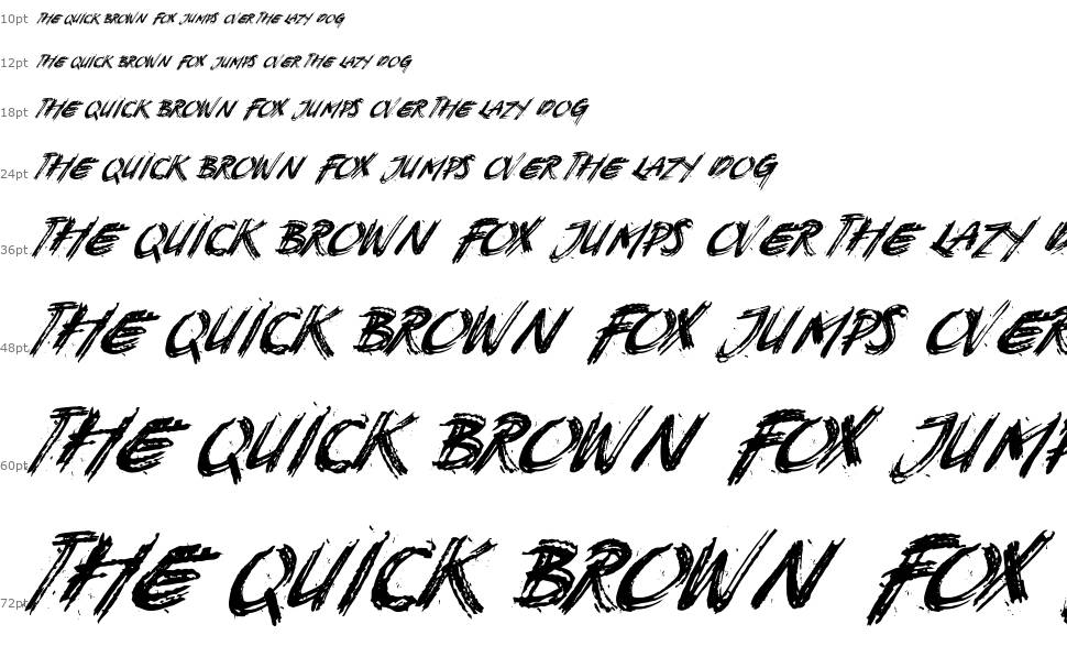 Sureface font Waterfall