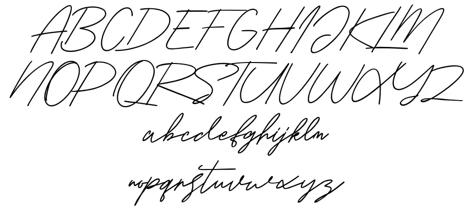 Surfers Southfont specimens