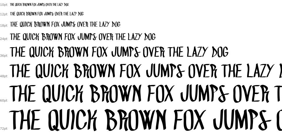 Survee Cre font Waterfall