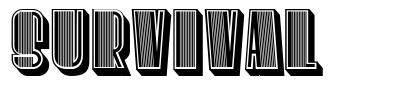 Survival font