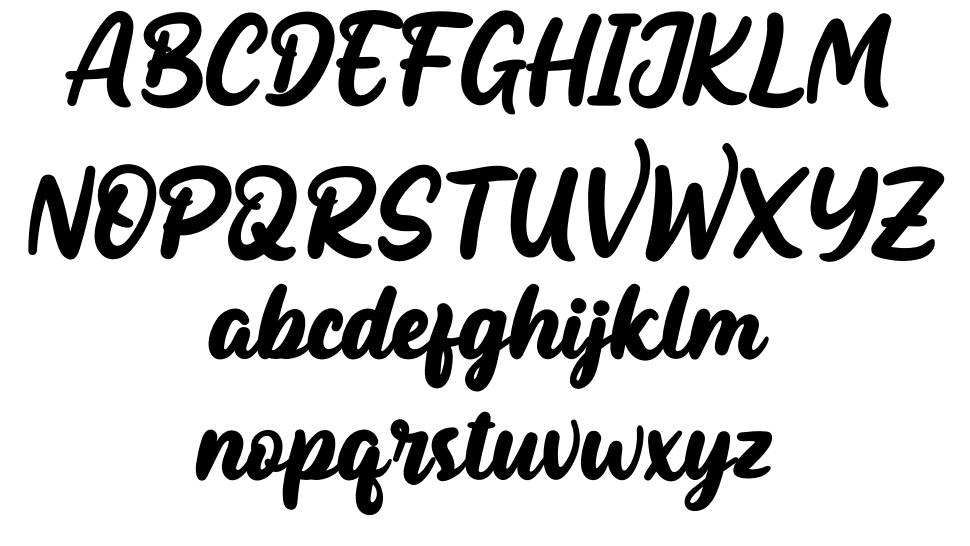 Sutiya font Örnekler