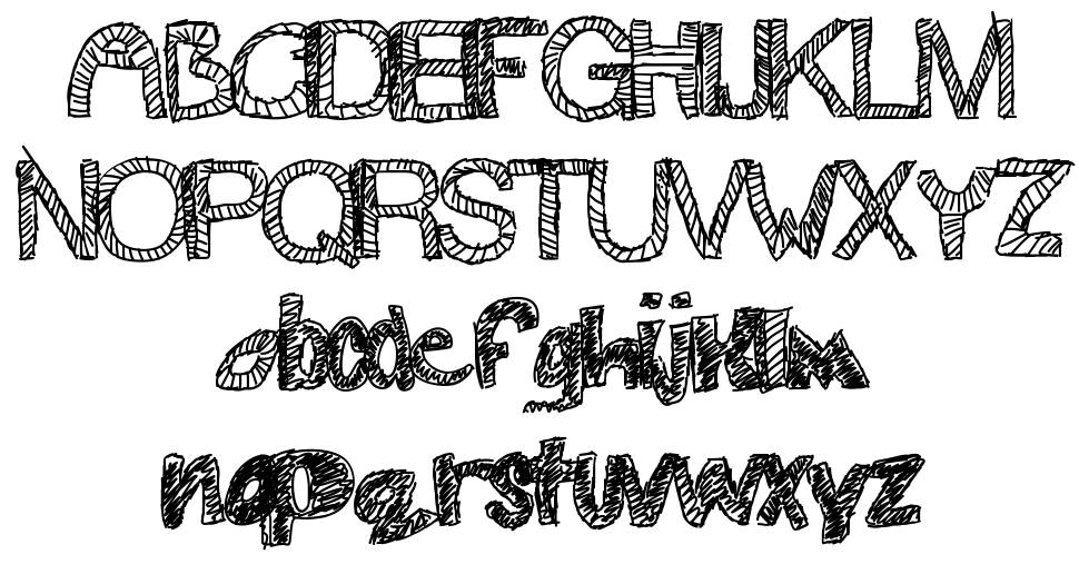 Swag font specimens