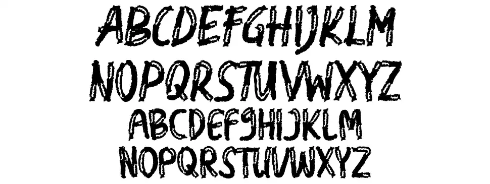 Swag Ghostfont specimens