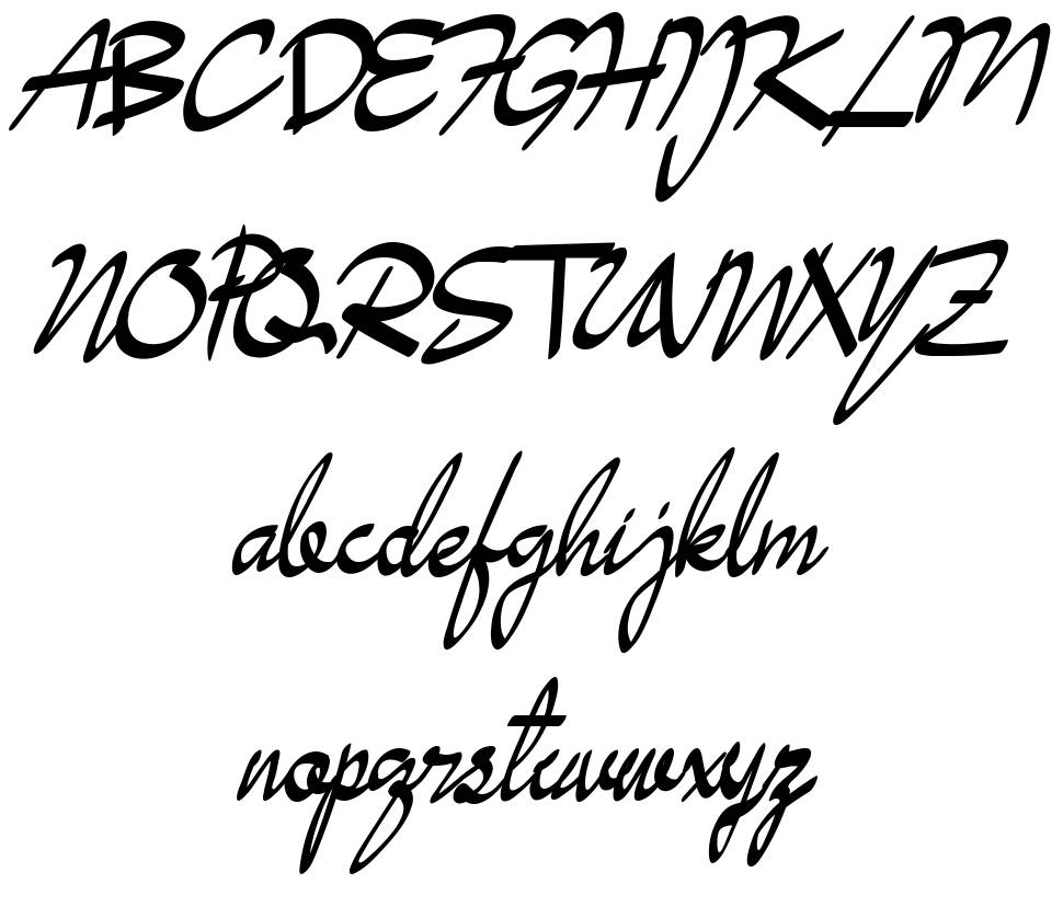 Swandana font specimens