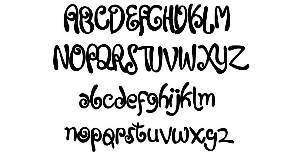Swaylea font specimens