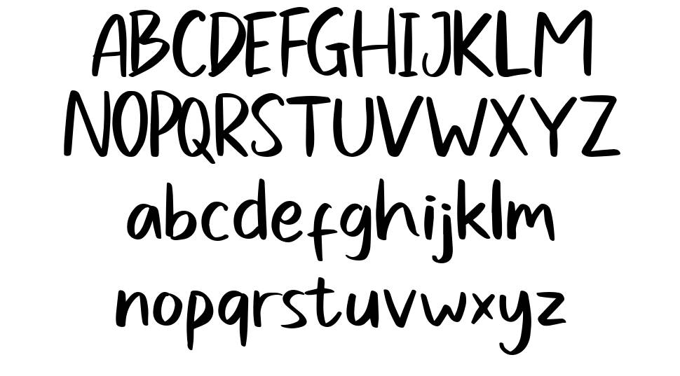 Sweet Buttermilk Script font specimens