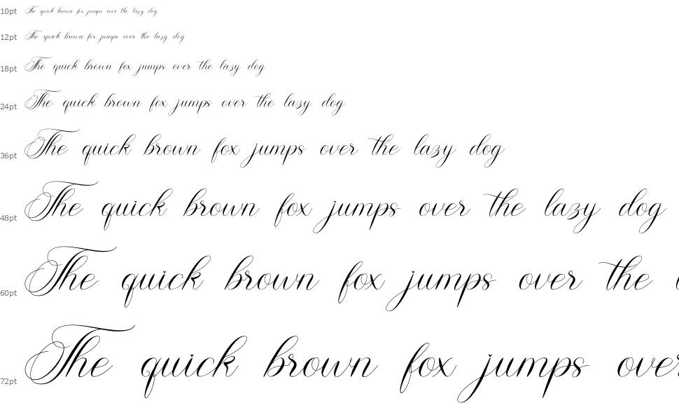 Sweet Flourishing font Waterfall