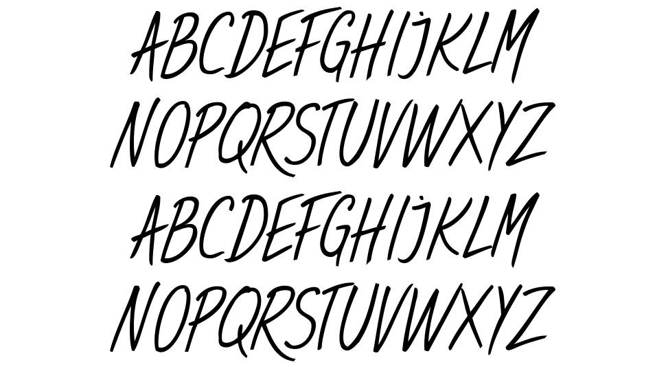 Sweet Handwrite font specimens