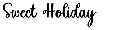 Sweet Holiday font
