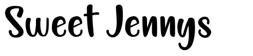 Sweet Jennys font