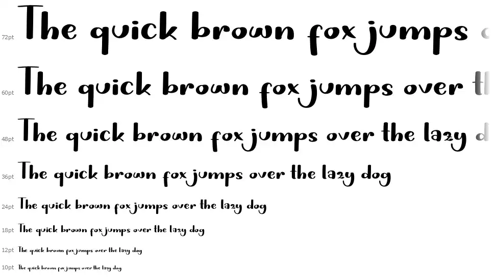 Sweet Kittyfont waterfall