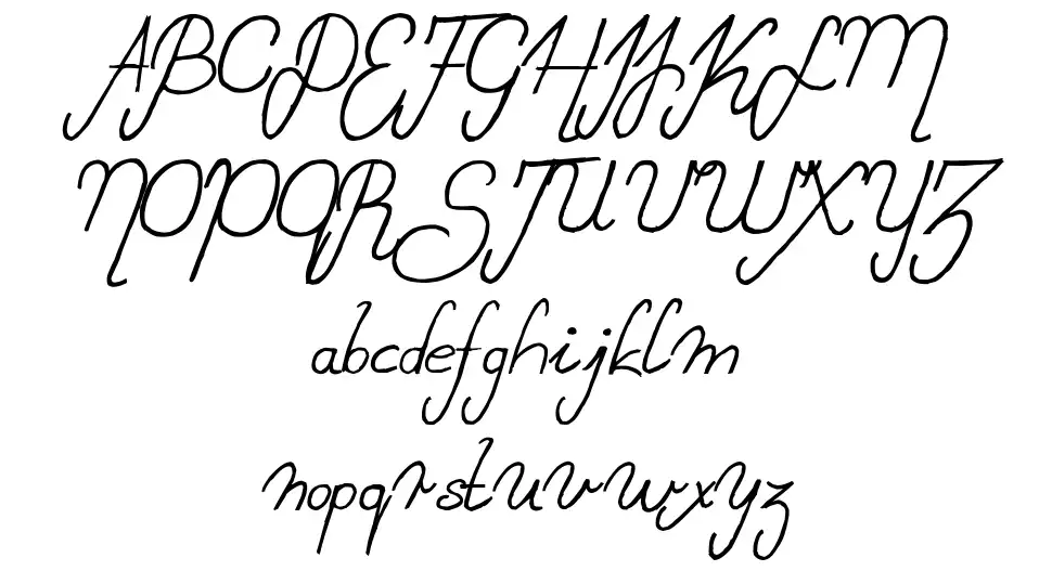 Sweet Lady font Örnekler