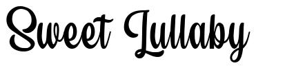Sweet Lullaby font