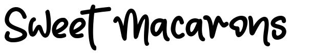 Sweet Macarons шрифт