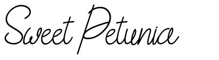 Sweet Petunia шрифт