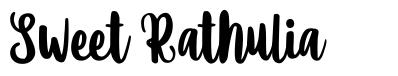 Sweet Rathulia 字形
