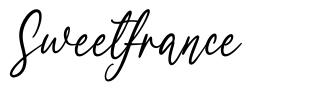 Sweetfrance font