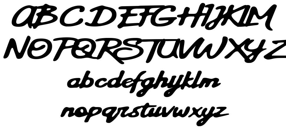 Sweetland font specimens